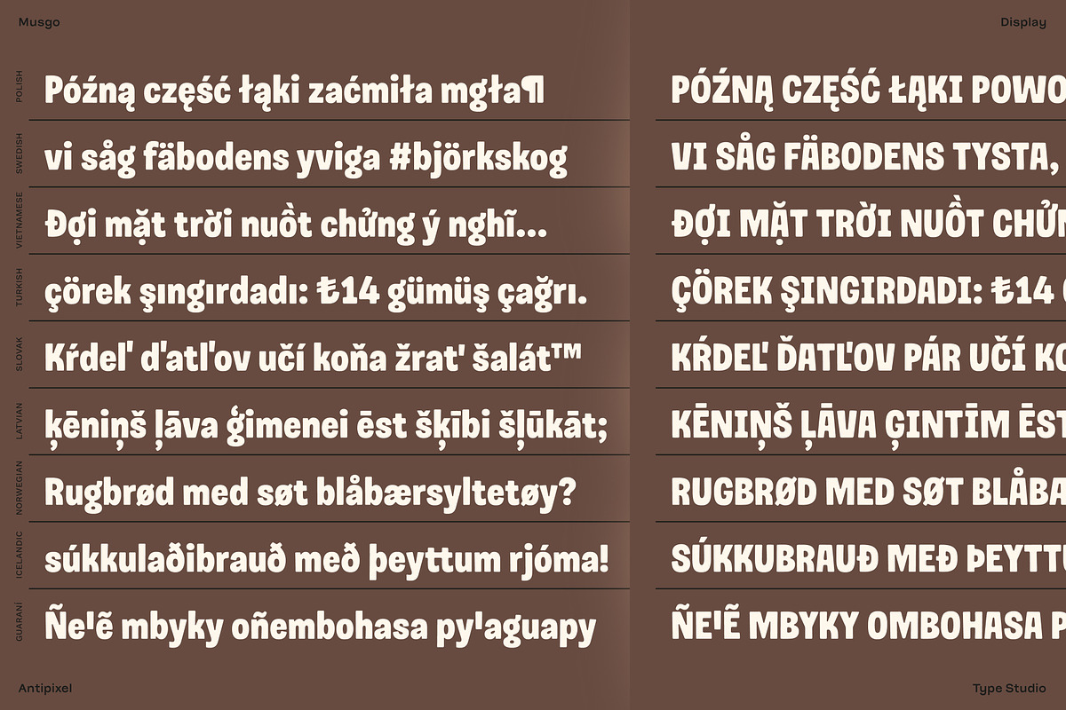 Musgo | Soft Condensed Rounded Sans, a Sans Serif Font by Antipixel Type Studio (Photo 9 of 19)