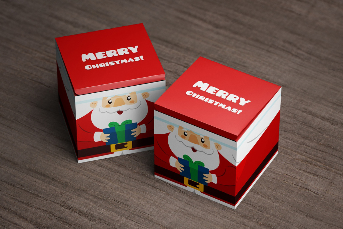 Square Box / Package Mock-Up 2, a Packaging Mockup by MassDream (Photo 4 of 8)