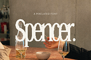 Spencer | A Pixelated Font, a Serif Font by Loryn Ipsum (Thumbnail 1 of 10)