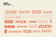 Christmas Washi Tape, an Object Graphic by AnkaDrozd (Thumbnail 3 of 6)
