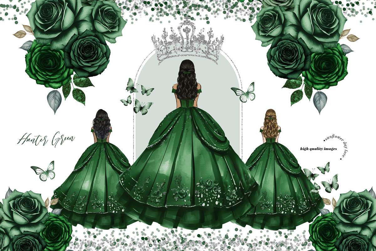emerald green princess dress clipart Clipart, a Graphic by Sunflower Day Love Color:Vert d'eau vgifts Vacay Vibes Braided Raffia Etsy You CANT use the