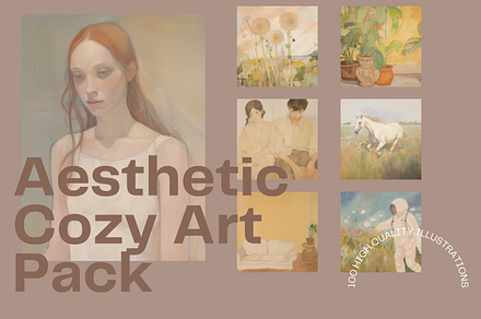 Aesthetic Cozy Art Pack