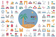 Tourism and Travel Icons Pack, an Icon by Vector Portal (Thumbnail 1 of 5)