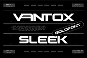 Vantox - Futuristic Display Font, a Sans Serif Font by Typeagle (Thumbnail 2 of 10)