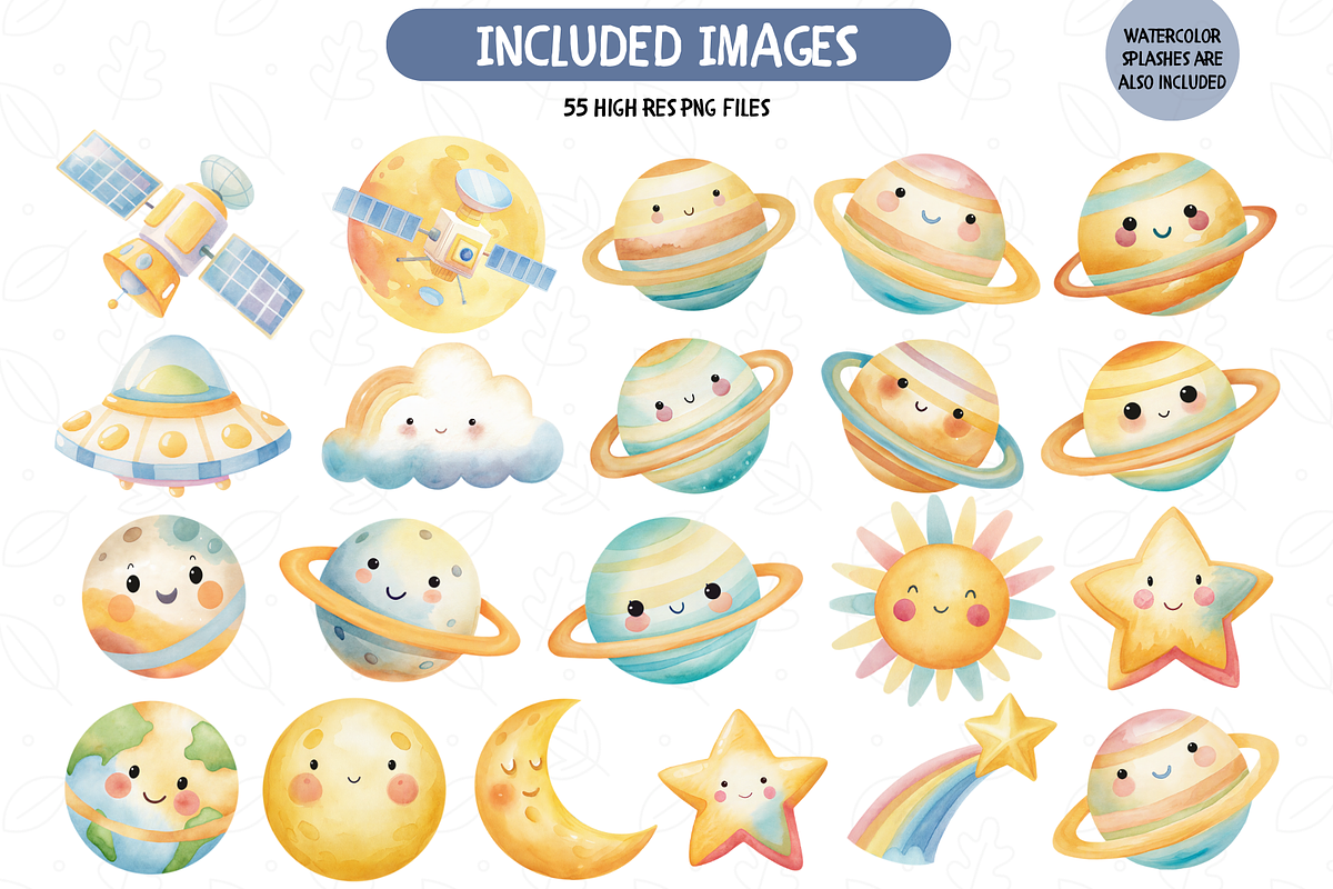 Astronaut Clipart Bundle, an Illustration by TatiMockup (Photo 4 of 5)