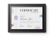 Modern Certificate Template, a Stationery Template by Pixelpick (Thumbnail 3 of 4)