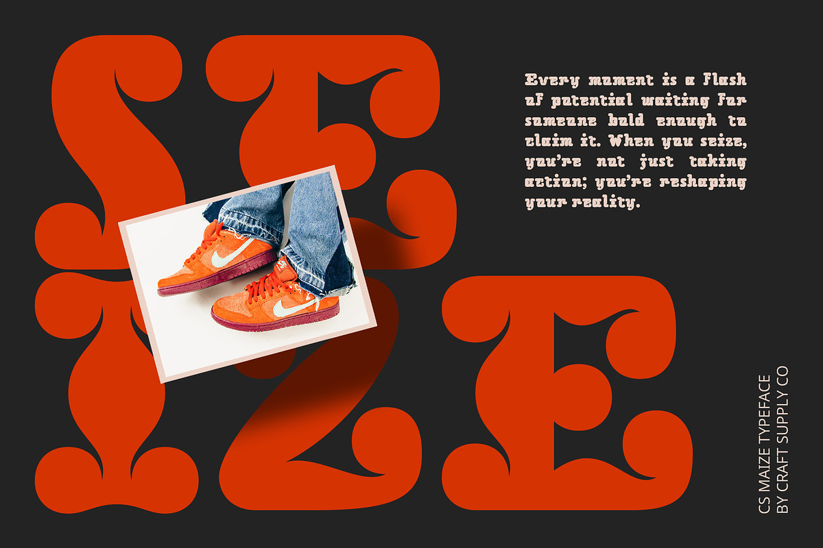 CS Maize – Bold Font, a Sans Serif Font by Craft Supply Co. (Photo 3 of 8)