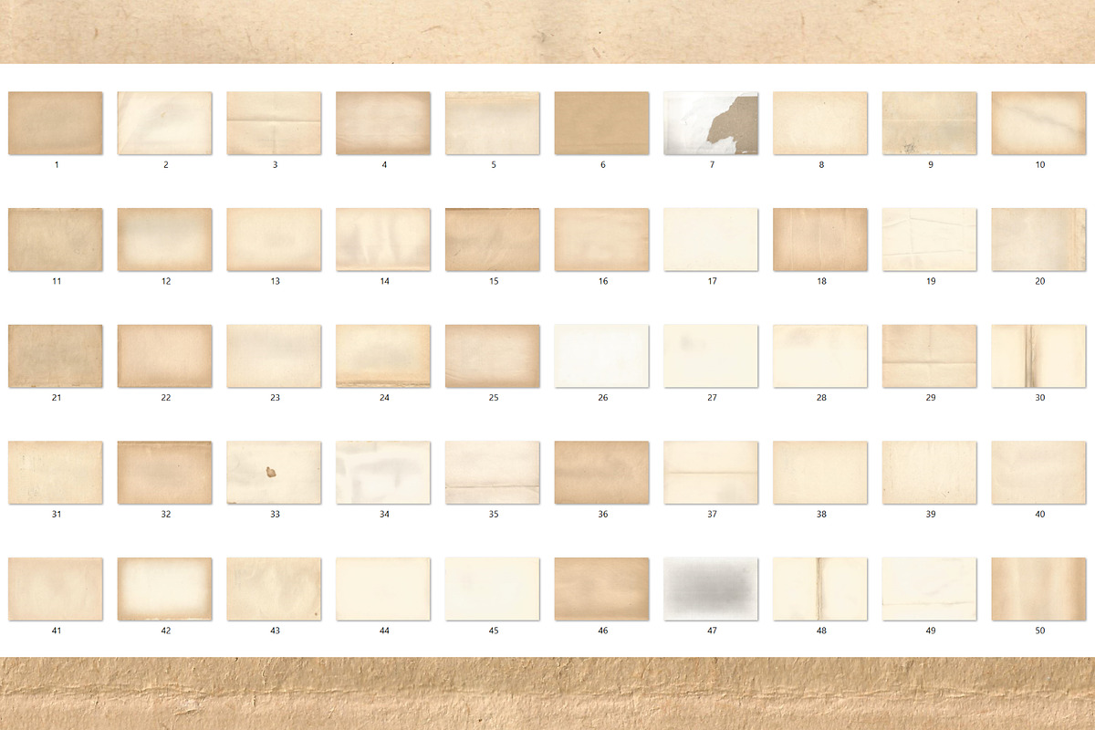 100 Kraft Paper Textures, a Texture Graphic by Bart Wesolek (Photo 3 of 8)