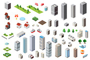 Large isometric city, an Education Illustration by AlexZeL (Thumbnail 3 of 3)