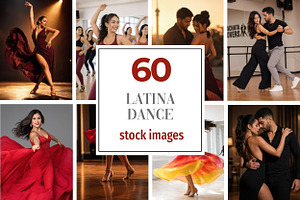 Latina Dance Stock Photos Bundle