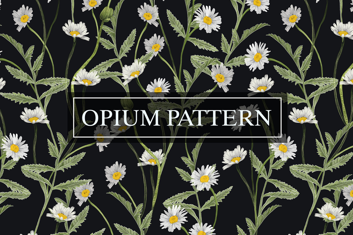 OPIUM PATTERN, a Pattern Graphic by ANAKOTO (Photo 5 of 14)
