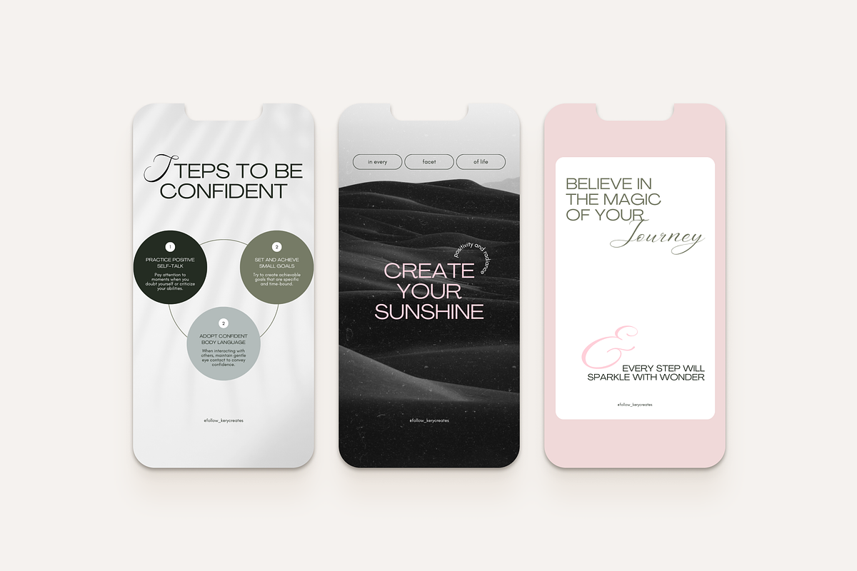 Inspirational Social Media Kit Canva, a Social Media Template by Karisma Studio (Photo 2 of 7)