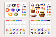 Color matching printables | 18 sheet, a Poster Template by EeKayStore (Thumbnail 4 of 6)