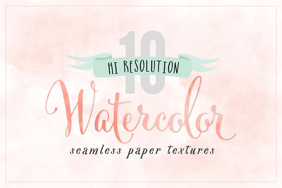 Watercolor Hi-Res Papers preview 6