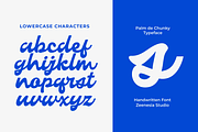 Palm de Chunky, a Script Font by zeenesia (Thumbnail 17 of 18)