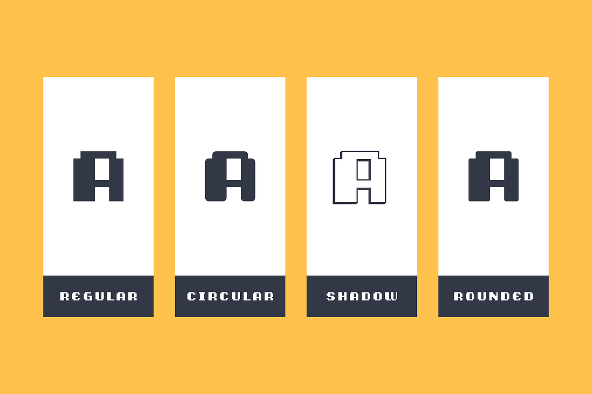 Pixobay - High-Impact Pixel Typeface, a Sans Serif Font by alpercakici (Photo 4 of 14)