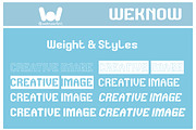 Creative Image font, a Sans Serif Font by weknow (Thumbnail 7 of 8)
