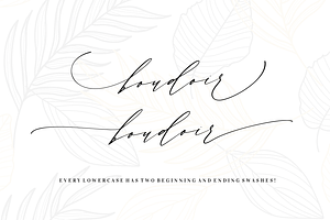 Month Glade - Calligraphy Font