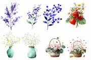 Watercolor Spring Flower clipart, an Illustration by Designworld (Thumbnail 4 of 5)