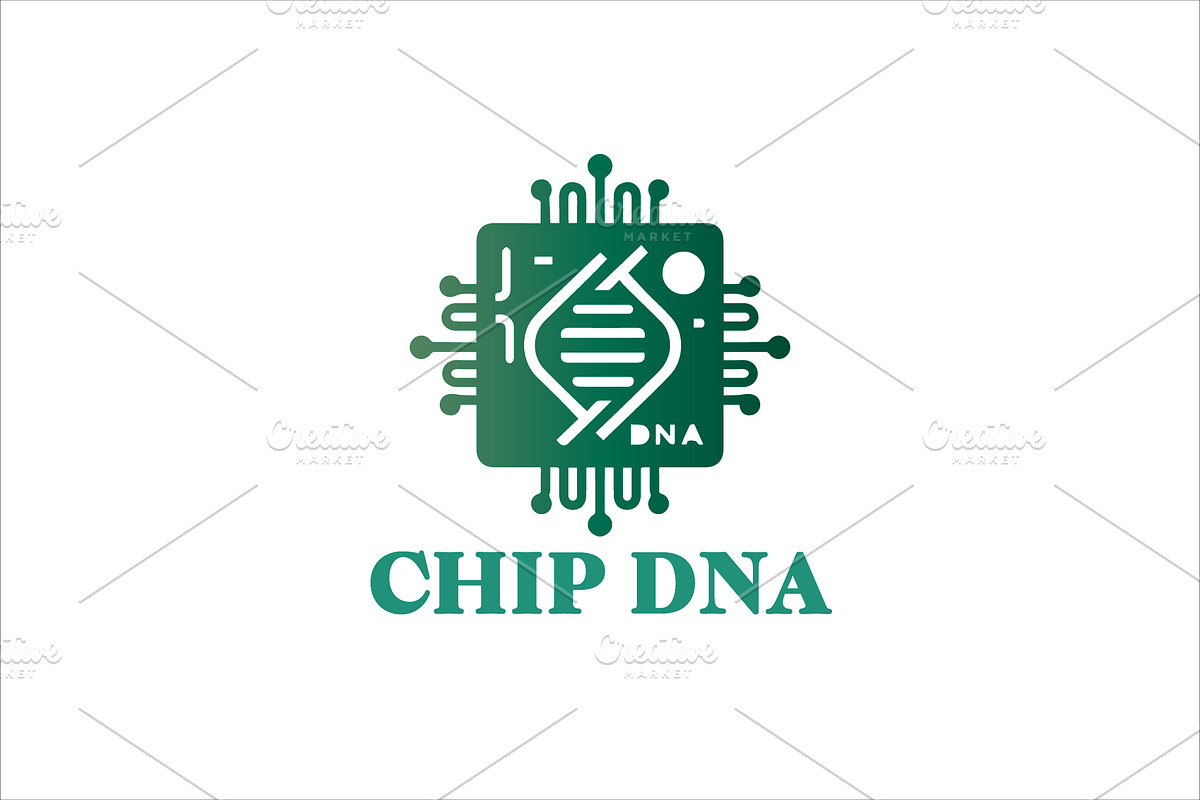 Chip DNA Logo Design Template, a Branding & Logo Template by Vectorium Studio (Photo 1 of 3)