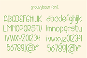 Grouvyboun - Playful Display Font, a Handwritten Font by Berdansabersama (Thumbnail 2 of 8)