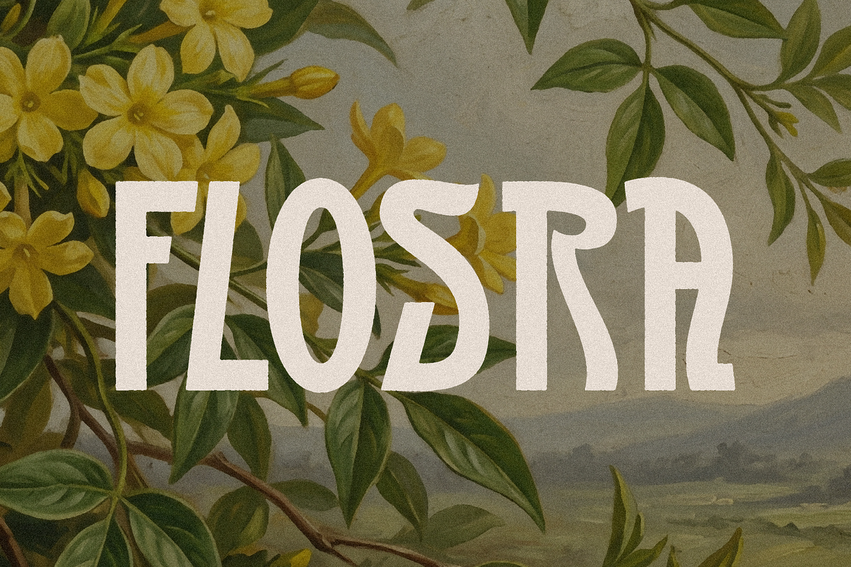 SFC Flosra - Folkcraft Display, a Slab Serif Font by Saera Type (Photo 2 of 12)