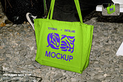 La Cafe Tote Bag Mockup - VOL, a Product Mockup by Simetrica Labs (Thumbnail 2 of 6)