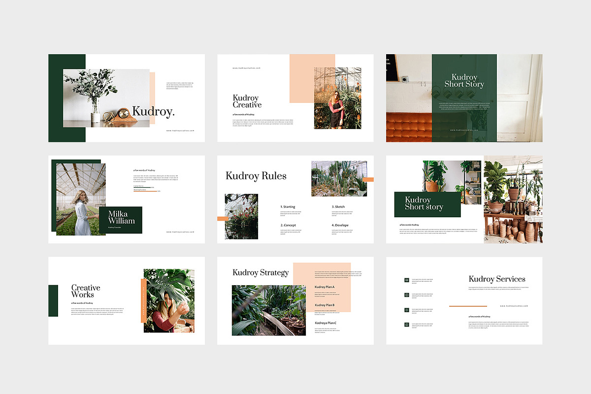 Kudroy - Botanicals Google Slide, a Presentation Template by eunavia (Photo 6 of 7)