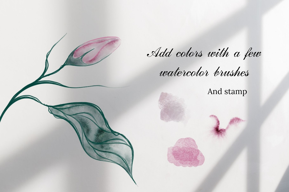 Graphic fantastic artistic, a Brush Add-On by Larisa Popova (Photo 6 of 6)