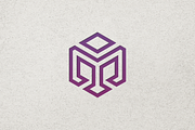 Geometric Hexagon Letter M Logo, a Branding & Logo Template by Luxury Logos (Thumbnail 4 of 4)