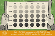 VV Halftone Printing Studio, a Brush Add-On by Vintage Voyage Supply (Thumbnail 7 of 12)