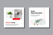 Minimalistic Social Media Layouts, a Social Media Template by MightyDesign (Thumbnail 2 of 8)