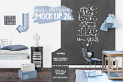 Kids Room Wall/Frame Mock Up 26, a Print Template by Whimsicality (Thumbnail 1 of 6)