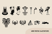 Ancient Egypt, Mythology & Abstract, a Decorative Illustration by Camara Design (Thumbnail 5 of 9)
