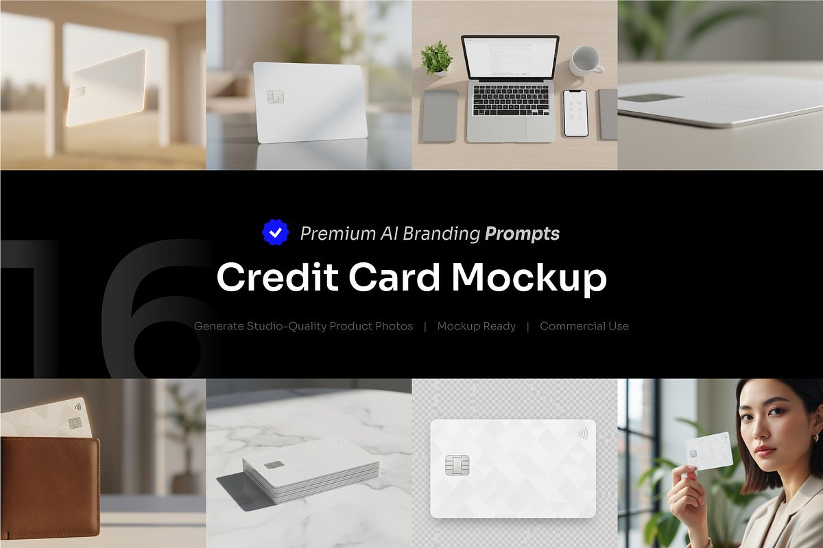 Credit Card Mockup AI Prompt, a Business Photo by cidcud_graphic (Photo 1 of 2)