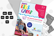 Kids Summer Camp Flyer | Ms Word, a Flyer Template by Imagine Design Studio (Thumbnail 2 of 3)