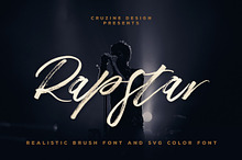 Rapstar Brush & SVG Font