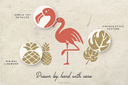 Tropical Icons Hand Drawn Graphics, an Icon by BirDIY Design (Thumbnail 8 of 10)