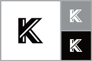 Letter K Symbol Vector Template, a Branding & Logo Template by quadrazo (Thumbnail 2 of 2)