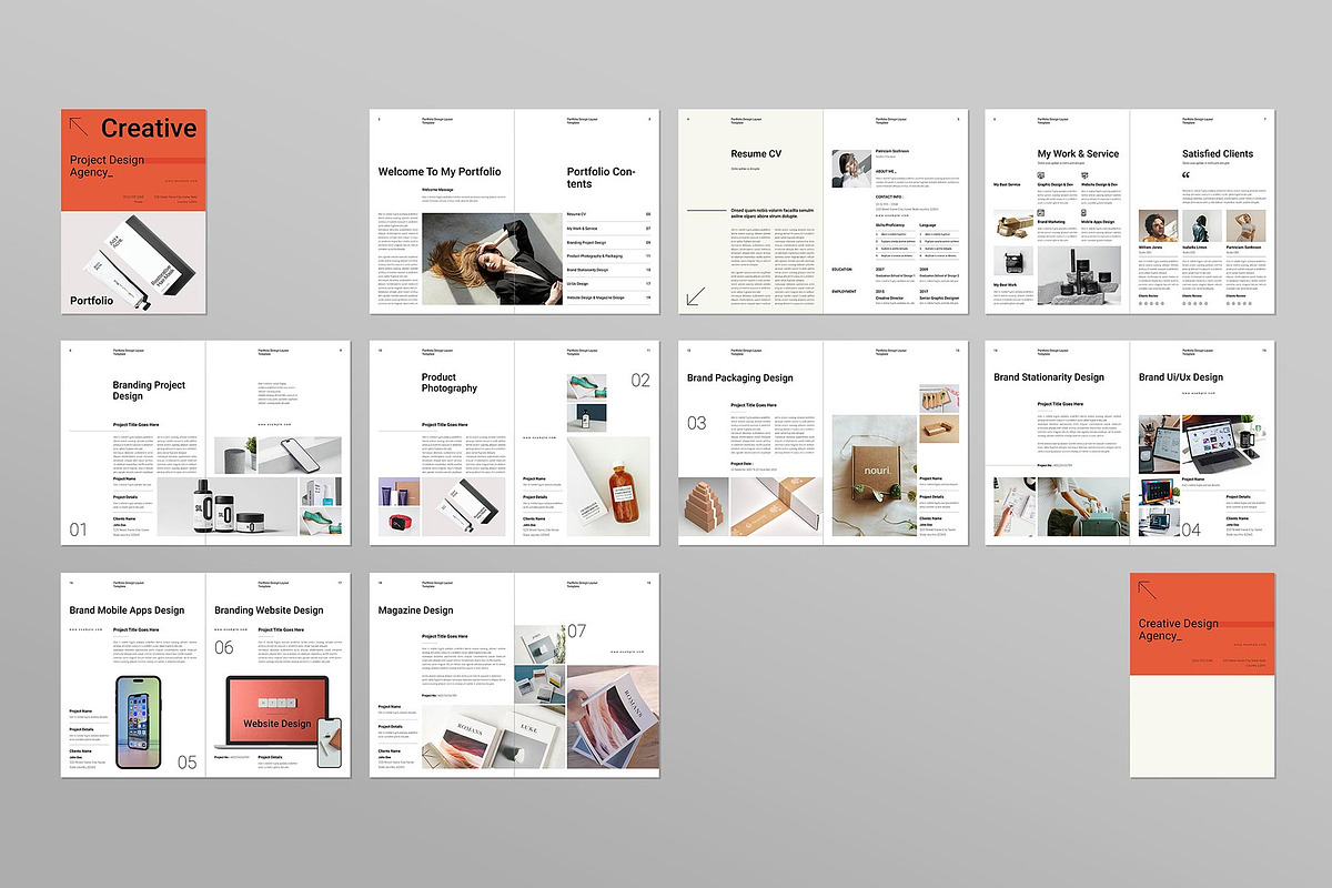 Portfolio Template, a Brochure Template by ElvinPrint (Photo 9 of 9)