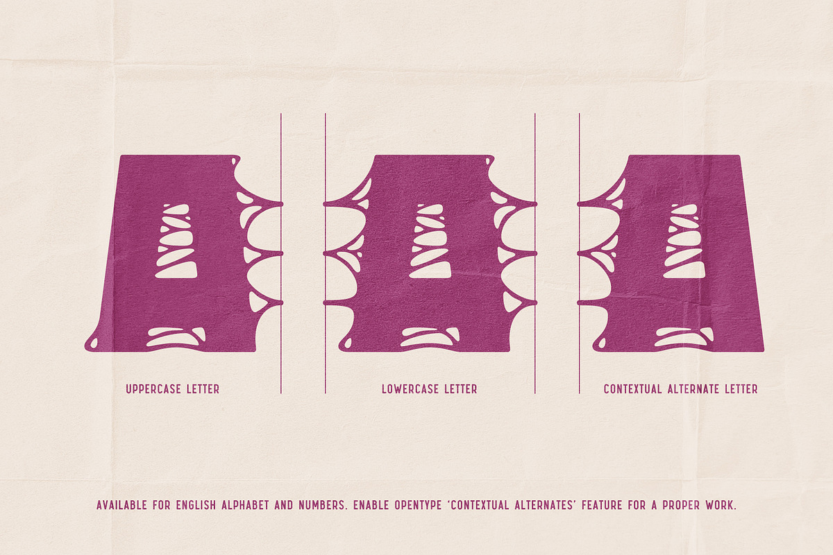 Slippery Slime Font, a Symbol Font by Gleb Guralnyk (Photo 4 of 6)