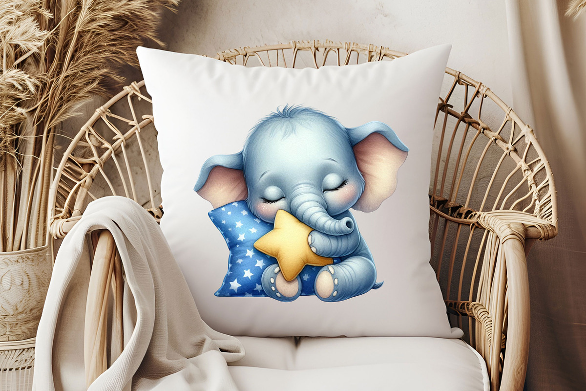 Sleeping Baby Animal Clipart, an Illustration by Pixels.Craft (Photo 7 of 7)