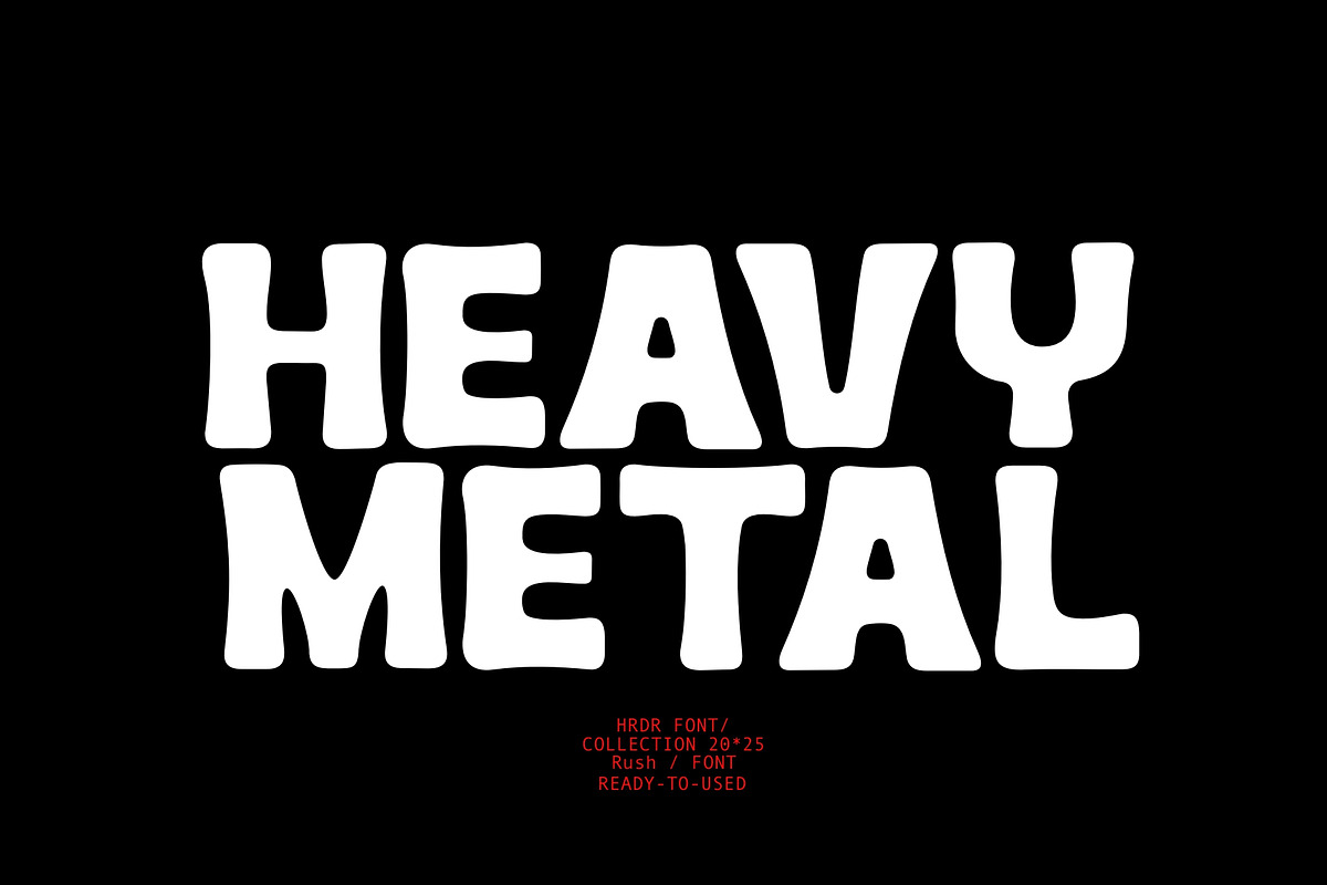 Rush, a Sans Serif Font by HRDR (Photo 8 of 13)