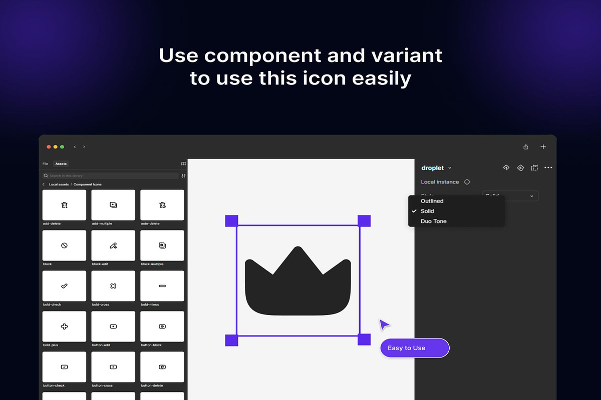 Icoonia Pro 10.000 Ultimate Icons, a Solid Icon by Lumina_ui_ux202 (Photo 5 of 6)