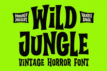 Wild Jungle – Vintage Horror Font