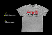 Vintage Distressed T-Shirt Mockup, a Shirt Mockup by Mad Supply (Thumbnail 2 of 5)