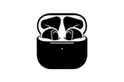 50 Wireless Earbuds Silhouette Icon, an Illustration by abu67222 (Thumbnail 19 of 51)