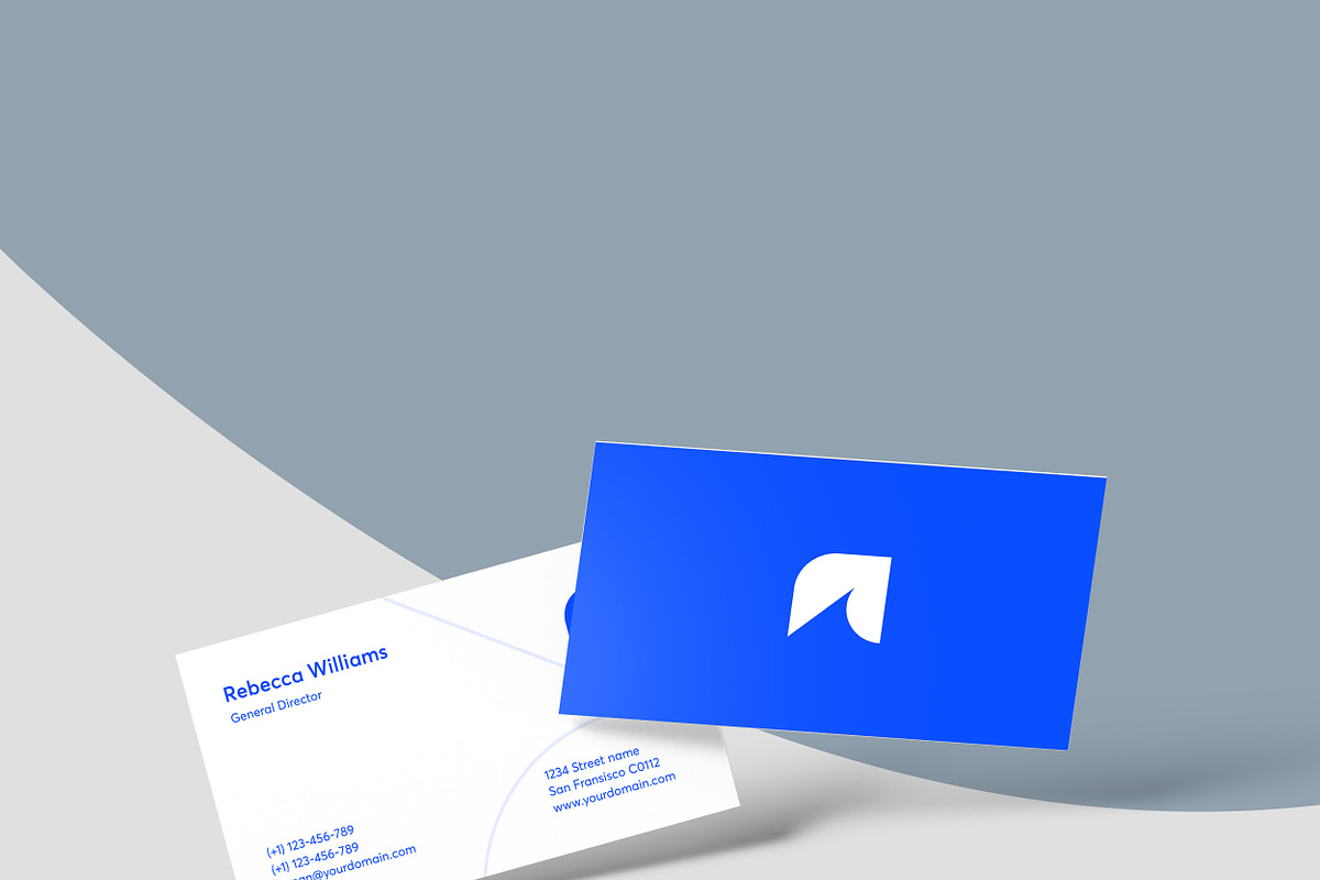 Realistic Business Card Mock-up, a Print Template by Propex (Photo 9 of 10)