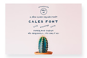 Caleb ~ A Hand Drawn Font, a Serif Font by Greenhouse Supply Co (Thumbnail 1 of 4)