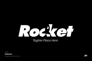 Rocket Wordmark Logo, a Branding & Logo Template by Akdesain